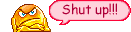 Shut Up emoticon (Angry Emoticons)