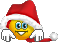 big santa hat smiley