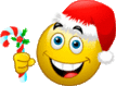 christmas candy emoticon