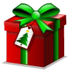 Christmas gift emoticon (Christmas Emoticons)