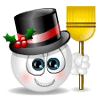 Frosty emoticon (Christmas Emoticons)