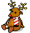 Little reindeer animated emoticon