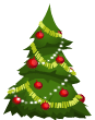Moving christmas tree smiley (Christmas Emoticons)