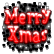 Neon Merry Xmas emoticon (Christmas Emoticons)