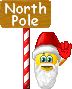 North pole emoticon