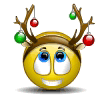 Reindeer antlers emoticon (Christmas Emoticons)