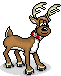 Reindeer emoticon (Christmas Emoticons)