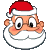 Santa Claus smiley (Christmas Emoticons)