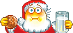 Santa Cookies emoticon (Christmas Emoticons)