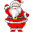 Dancing Santa Claus emoticon Christmas Emoticons