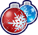 Snowflake Ornaments emoticon (Christmas Emoticons)