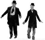 Laurel And Hardy Dancing animated emoticon