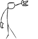 Rocking stickman animated emoticon
