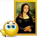 Mona Lisa smiley (Funny Emoticons set)