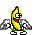 Banana Angel emoticon (Banana Emoticons)
