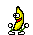 Dancing Banana smiley (Banana Emoticons)