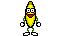 animated dancing banana smiley