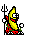 Satan Banana smiley (Banana Emoticons)