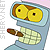 Bender animated emoticon