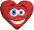 Cheerful Heart animated emoticon
