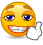 giving thumbs up emoticon