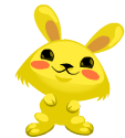 Happy Bunny emoticon (Happy Emoticons)