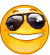 Sunglasses emoticon (Happy Emoticons)
