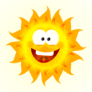 Sunny animated emoticon