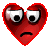 Breaking heart animated emoticon