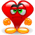Angry heart smiley (Love Creatures emoticons)