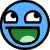 icon of flashing happy face