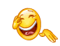 Hearty Laugh animated emoticon