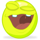 Large Laughing Face smiley (Laughing Emoticons)