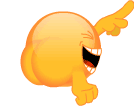 Laughing My Ass Off smiley (Laughing Emoticons)