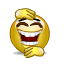 Laughing smiley face animated emoticon