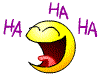 Laughter animated emoticon
