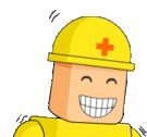 Lego Man laughing animated emoticon