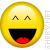 Laughing smiley animated emoticon