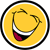 Smilie laughing animated emoticon