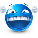 emoticon of Victorious laugh