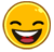 Yellow LOL smiley (Laughing Emoticons)