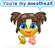 My Sweetheart emoticon (I Love You emoticons)