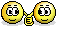 Smileys holding hands animated emoticon