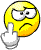 Flipping the bird emoticon (Middle Finger Emoticons)