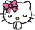 Crying Hello Kitty animated emoticon