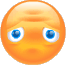 Super Sad Face animated emoticon