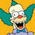Krusty the Clown animated emoticon