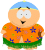 Cartman in Hawaii animated emoticon