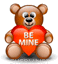 be mine teddy 1 emoticon