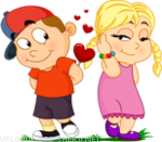 Boy and Girl In Love emoticon